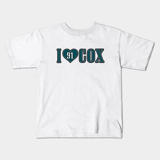 I Heart Cox - White Kids T-Shirt by KFig21